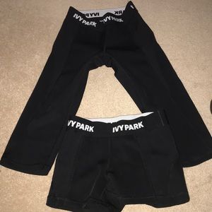 IVY PARK Shorts + Knee Length Leggings